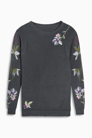 Floral Sweater